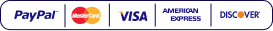 Visa, PayPal, Mastercard, Discover and American Express accepted at checkout